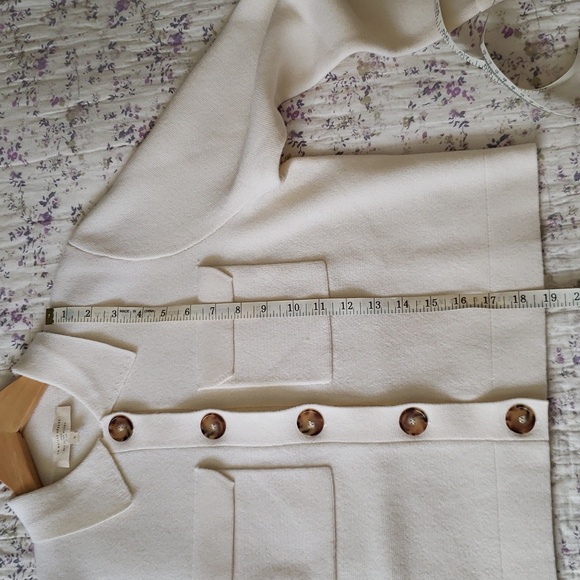 Sezane Betty Cardigan in Ecru size S - Picture 14 of 16